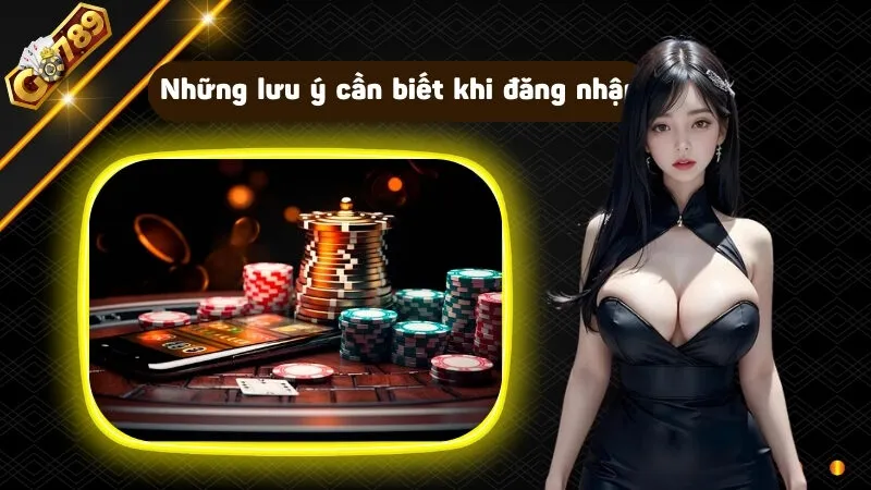 Những lưu ý cần biết khi thực hiện đăng nhập vào cổng game Go789